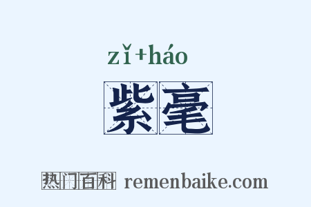 紫毫是什么意思的图片